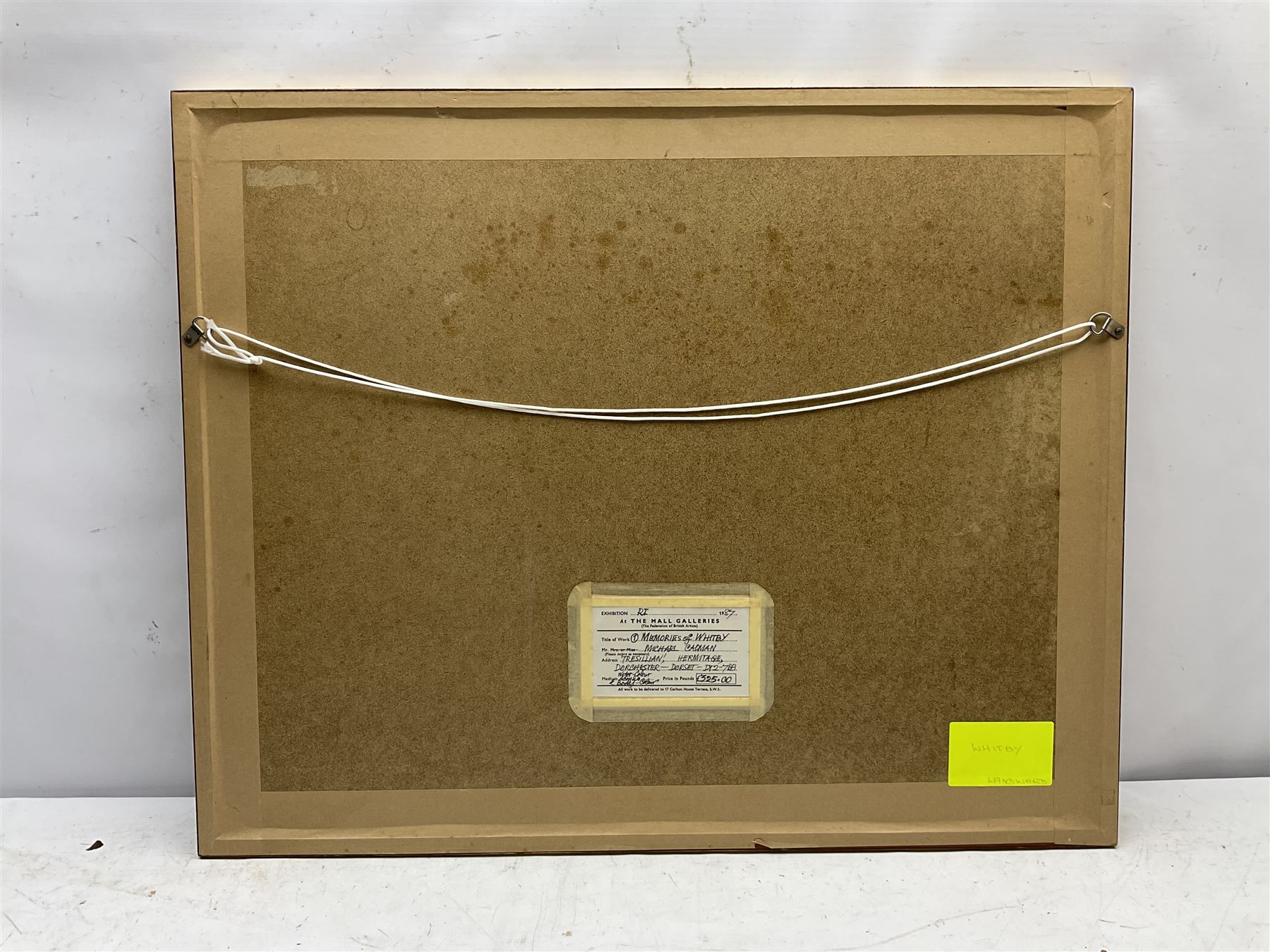 Michael Lawrence Cadman RI ARCA (British 1920-2010): 'Memories of Whitby', pencil and watercolour signed and dated 1986, titled verso with artist's address 35cm x 50cm 
Provenance: exh. The Mall Galleries, Carlton House Terrace, London 1987