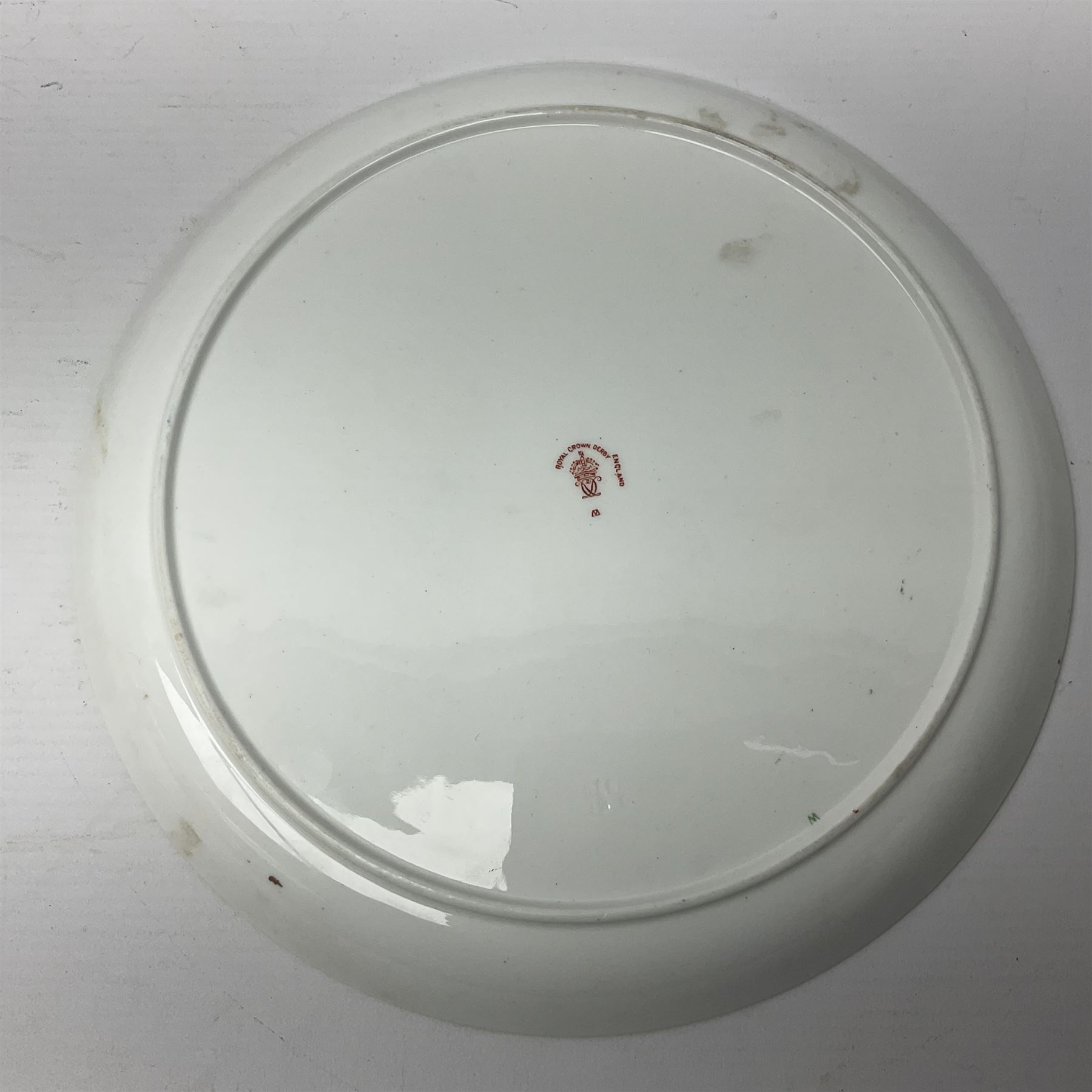 Ten Royal Crown Derby plates all in imari pattern 2451, in various sizes, comprising five D15.5cm, four D18cm and one D23cm