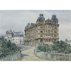 Alan Stuttle (British 1939-): The Grand Hotel Scarborough, watercolour signed 25cm x 35cm