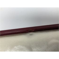 King George VI 1937 specimen coin set, fifteen coins from farthing to crown including Maundy money, in the original case