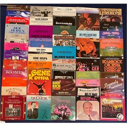 Mostly Jazz vinyl records including 'Caribbean Ros Edmundo Ros and his Orchestra', 'Teddy Wilson And His All-Stars', 'The Real Fats Waller', 'Swing High Tommy Dorsey', 'The Latin World Of Edmundo Ros Vol.1', 'Command Performance More Music In The Glenn Miller Style Syd Lawrence Orchestra' etc, approximately 140