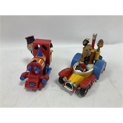 Corgi/Dinky - twelve unboxed and playworn TV/Film related die-cast models including Popeye Paddle Wagon; Dick Dastardly; Magic Roundabout; Muppets; Basil Brush; and Noddy (12)