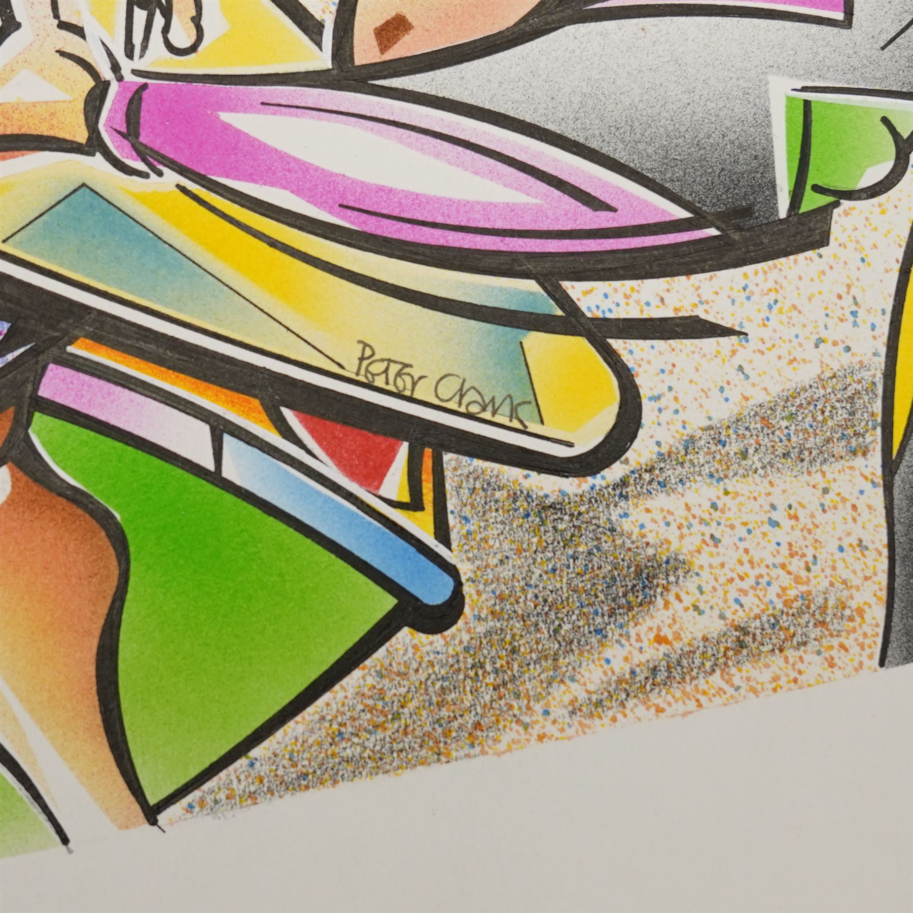 Peter Clark (British 1944-): Surf's Up!, mixed media on card signed 34cm x 51cm (unframed)
Notes: Peter Clark is a British artist best known for his collages, but he began his career as an illustrator working for major UK publications like The Radio Times, BBC and major advertising campaigns.
Provenance: direct from the family of the artist
