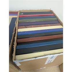 Large collection of vinyl LPs, together with a small collection of 7 inch vinyl records and CDs, with a Dansette record player and a small Hi-Fi cabinet