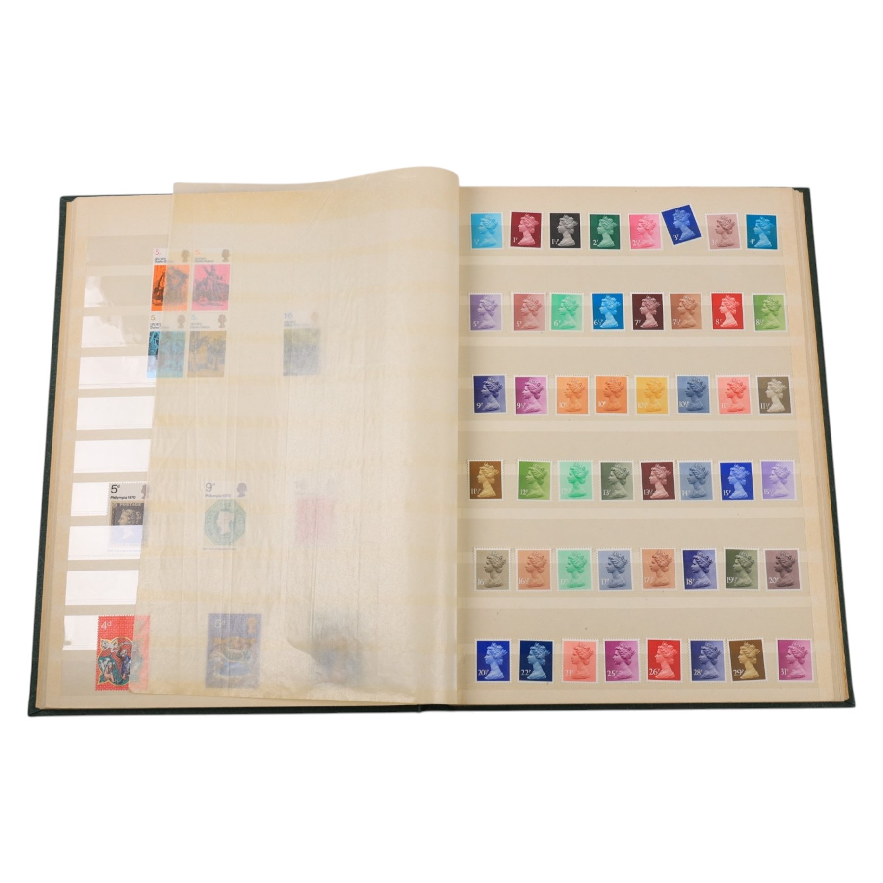 Great British and World stamps, in eight albums and loose