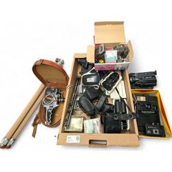 Bolex Paillard cine camera, Canon 310 XL cine camera, Canon T70 camera, Canon Macro 35mm-1...