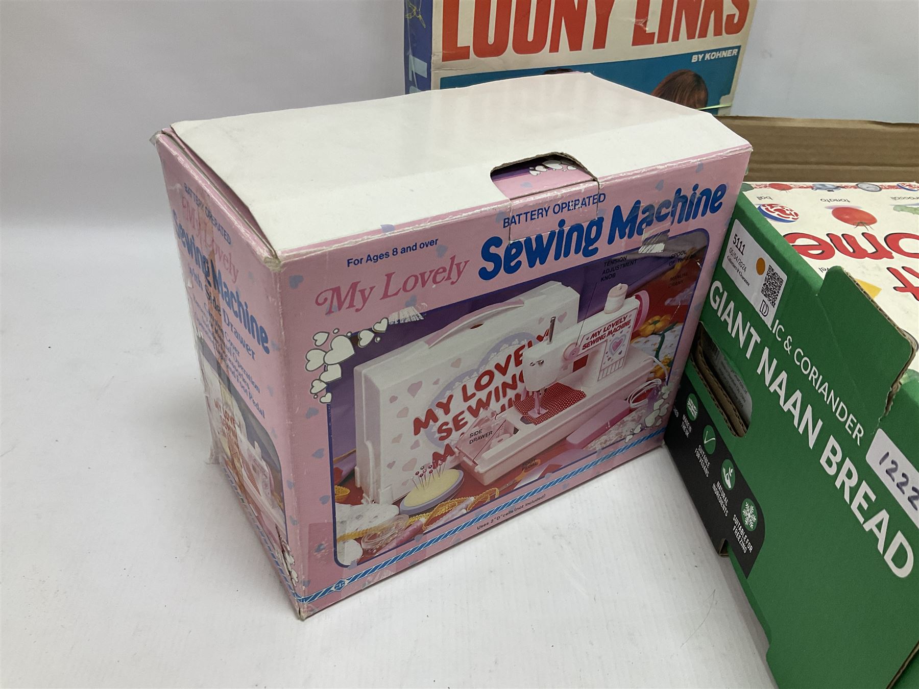 Fisher-Price Ferris Wheel no.969, Loony Links 1971 by Kohner Bros., Inc, My Lovely Sewing Machine, boxed; together with further similar collectables 