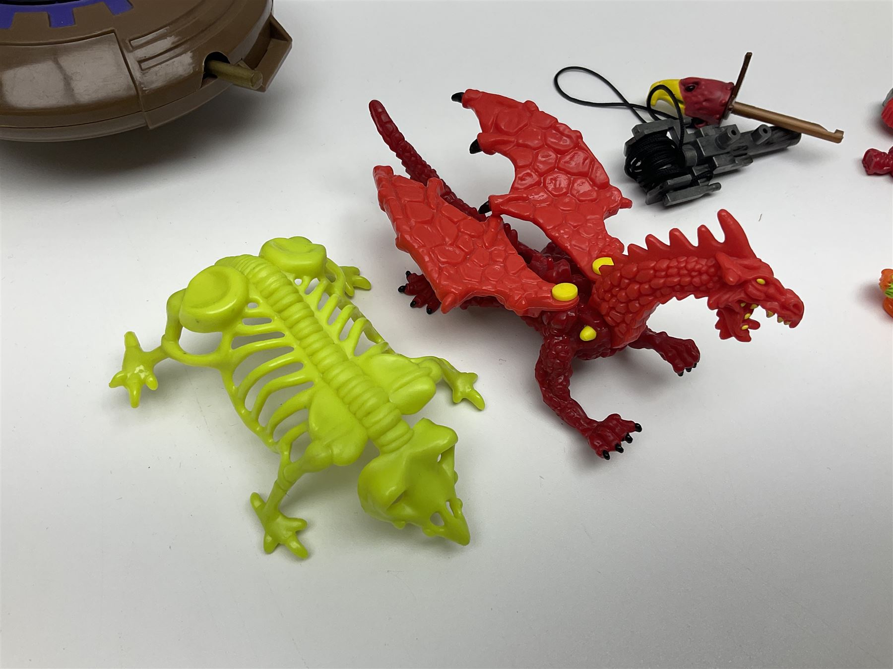 Mighty Max, 1990s Bluebird Toys PLC, large play sets Mighty Max Takes Terror Talons, Mighty Max Blasts Magus, Mighty Max Storms Dragon Island; six further Doom Zones, three Horror Heads and assorted related mini figures and accessories 