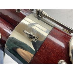 Lafleur bassoon imported by Boosey & Hawkes from Czechoslovakia, serial no.8 2600; in fitted hard carrying case with crooks and accessories