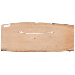 Robert Sheader (British 20th Century): Scarborough Beach, oil on panel signed, 25cm x 61cm 