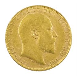 King Edward VII 1910 gold full sovereign coin