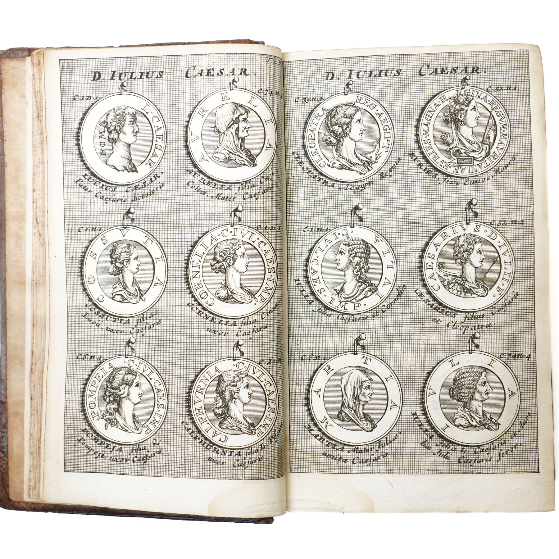 Suetonius Caius Tranquillus – 'Opera' with commentary by Samuel Pitiscus, published Utrecht: Franciscus Halma, 1690, First edition. An exceptional association copy, inscribed on the endpapers by Sir William Hamilton: “William Hamilton / Napoli,” and by Lady Emma Hamilton, who dates her signature “1797.” A further inscription reads, “Given me by my dear Sir William / Napoli,” a reference to the time when both Hamiltons were in Naples in 1797, during the height of their celebrated association with Horatio Nelson. Bound in full calf, with ribbed spines and gilt lettering.

Provenance: The Library of Sir William Hamilton; Lady Emma Hamilton; by descent to a cousin in Edinburgh (according to a memorandum by Andrew Baxendine, bookseller, 1892); later handled by George Bayntun, Bath (letters dated 1985 present).
The 1690 Utrecht edition, with Samuel Pitiscus’s seminal commentary, was a landmark in classical scholarship and perfectly reflects Sir William Hamilton’s deep antiquarian interests, particularly in Roman history.