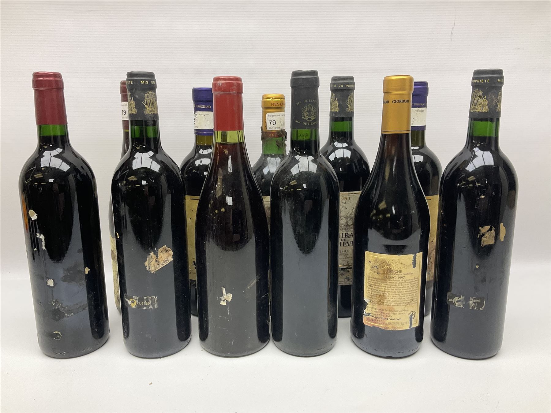 Mixed wine, including Roc de L'Espinas 2002, Cabernet Sauvignon, 2003 Merlot de Carsac, Castillo de Maluenda 1995 Calatayud etc, various content and proof (14)