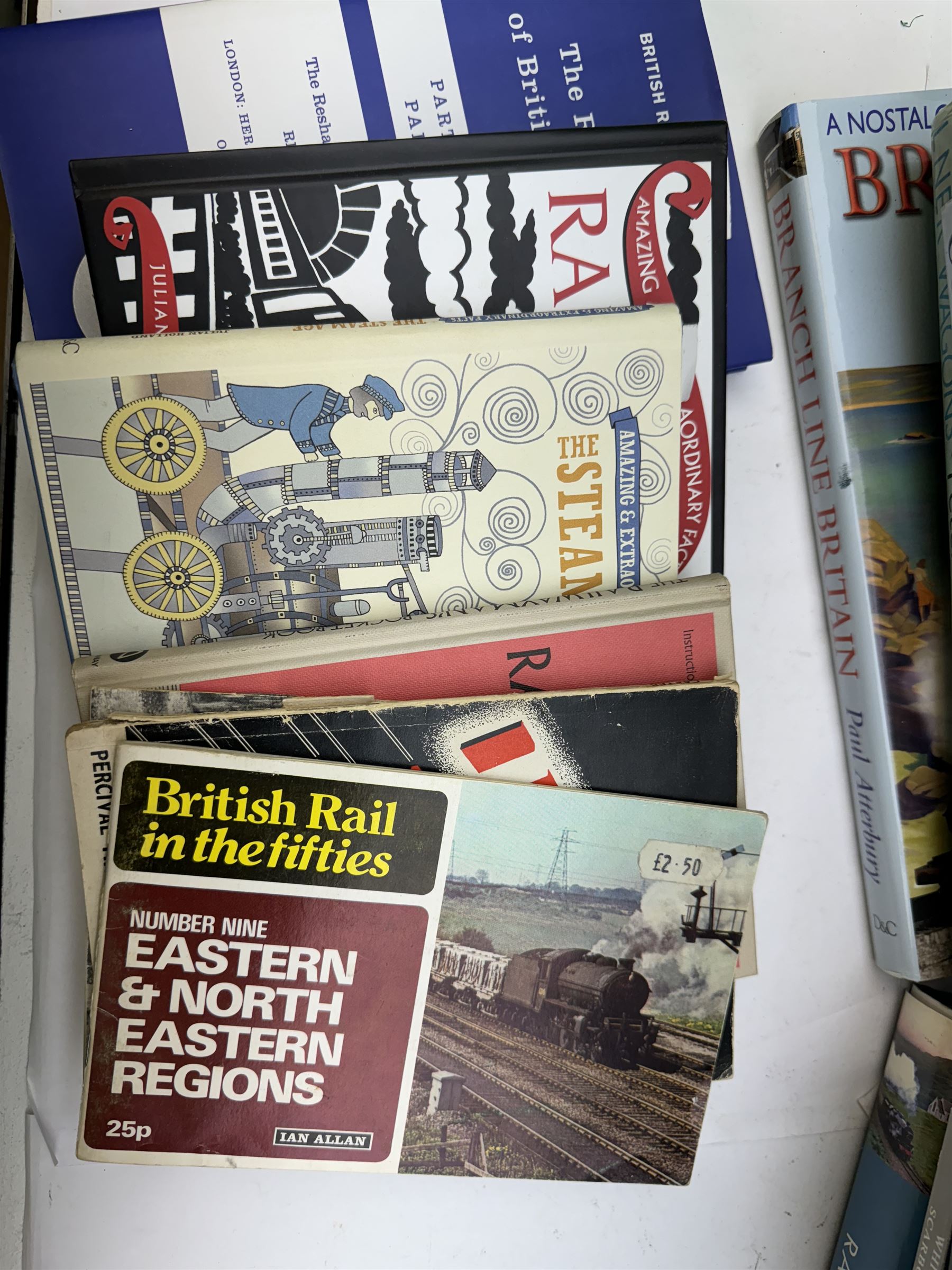 Collection of railway and model railway interest books, including LNER, British Rail and local North Yorkshire examples