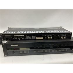 Kurzweil 1000AX Plus acoustic expander, serial no.89030049; and Behringer SNR2000 Denoiser, serial no.78362 02452 04 with Feedback Destroyer Pro Model DSP1100P; all with leads (3)
