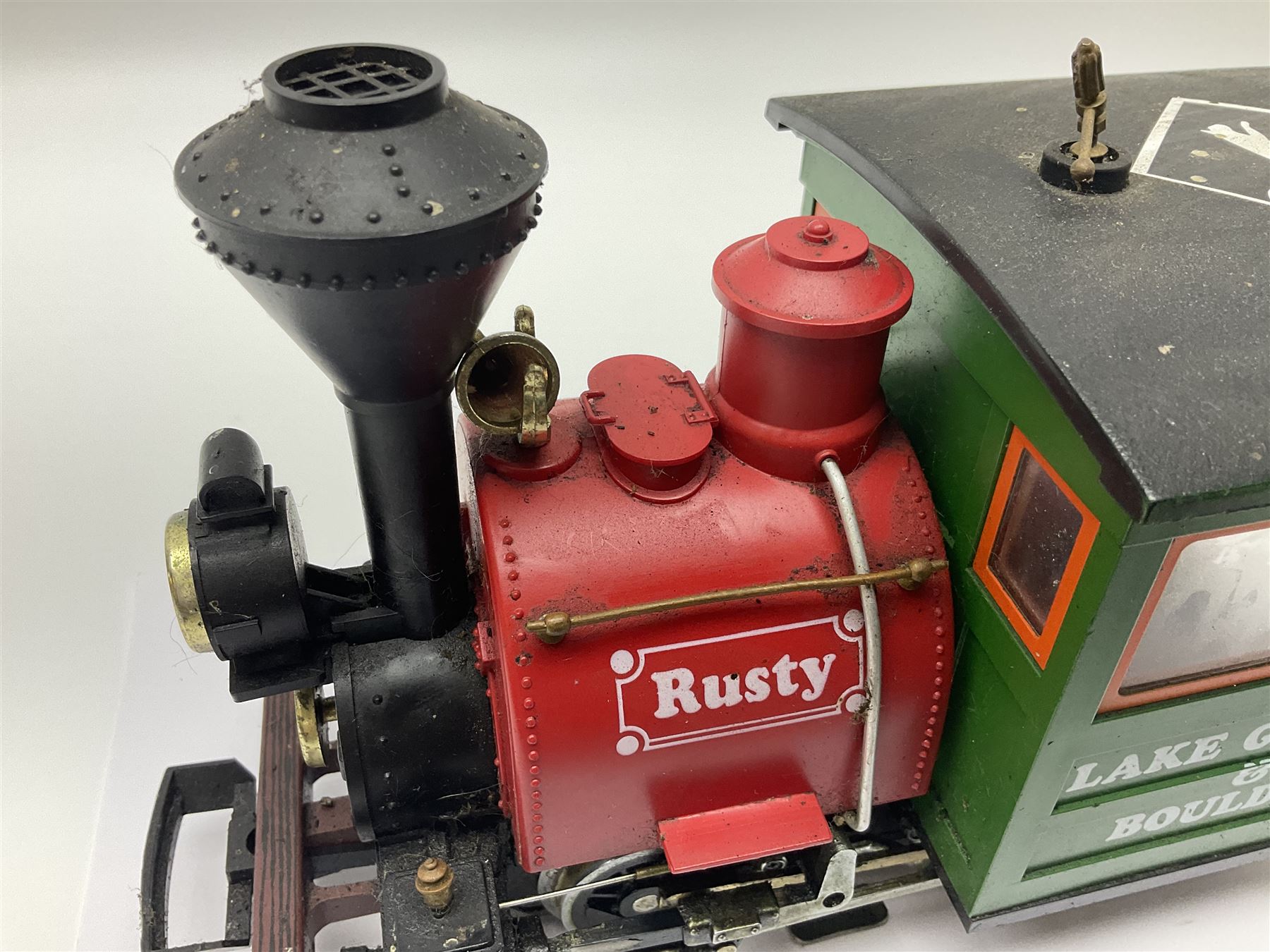 Lehmann Lake George & Boulder G scale, gauge 1 0-4-0 tank locomotive, 'Rusty', together with a similar 0-4-0 tank locomotive 'Otto', unboxed
