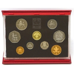  1992 Royal Mint proof coin collection, featuring the dual dated 1992/1993 EEC fifty pence coin, in red case of issue with certificate    
