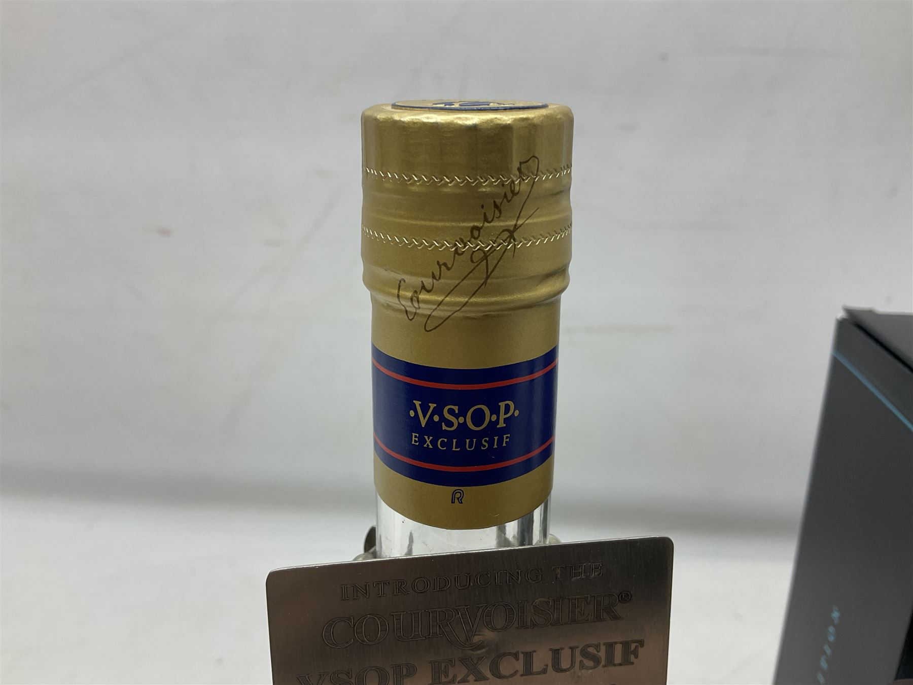 Jack Daniels, single barrel Tennessee whisky, 700ml, 45% vol, Jack Daniels, Tennessee whiskey master distiller series No.4, 700ml, 43% vol, and Courvoisier VSOP cognac, 70cl, 40% vol (3)
