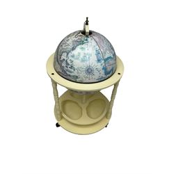 Contemporary drinking globe trolley 