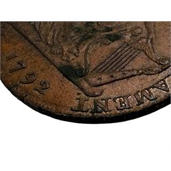 Camac Kyan and Camac Irish 1792 halfpenny token 