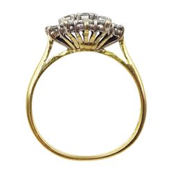 Diamond cluster ring