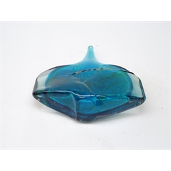  Mdina Axe glass vase, unsigned H23cm   