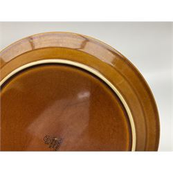 Hornsea Heirloom pattern coffee service for six, comprising of coffee pot, covered sucrier, milk jug, hot water jug, dessert plates, side plates, dinner plates, jug, salt and pepper shakers and serving platter 