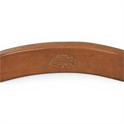 Oakleafman - adzed oak occasional table, from the workshop of David Langstaff, Easingwold