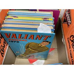 Ekco transistor portable radio, Kodak Brownie Cresta camera in case, Castle & Co Hull binoculars in case, 1970s and later annuals to include Beano, 1926 The Picture Show annual, silver-plate etc