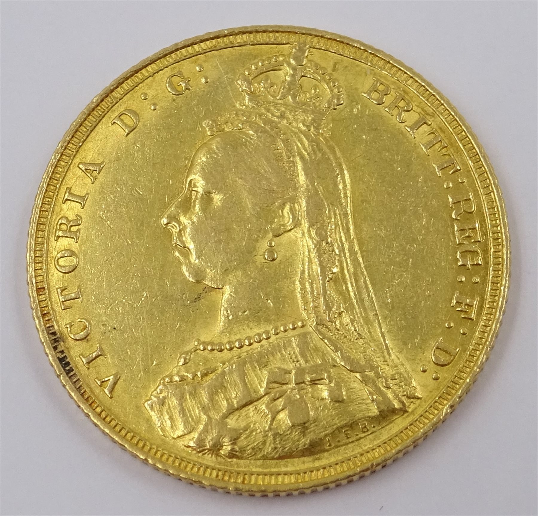 Queen Victoria 1887 gold full sovereign Coins, Banknotes & Medals