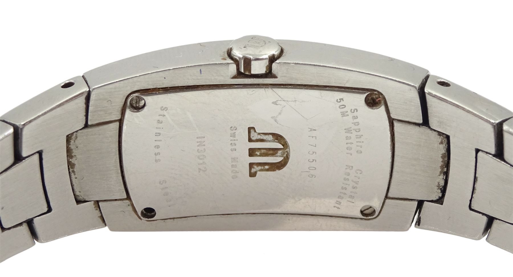 Maurice Lacroix ladies stainless steel diamond set wristwatch, Ref. IN 3012, with additional links