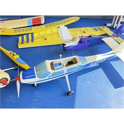 Collection RC radio controlled model aeroplane bodies