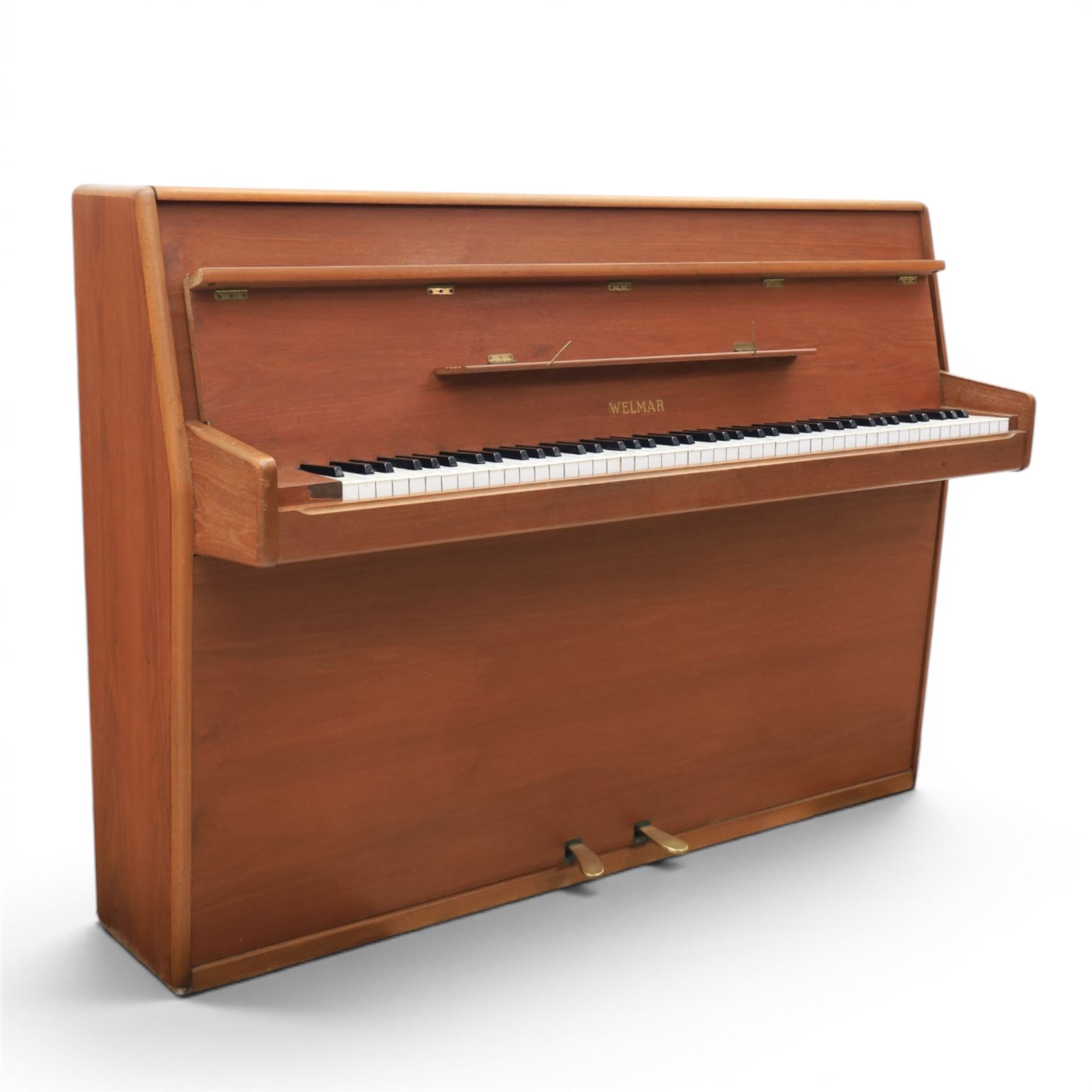 Welmar - 20th century teak upright piano