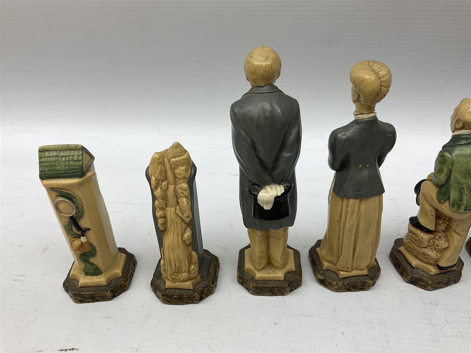 'The Sherlock Holmes' chess set, by SAC Studio Anne Carlton of Hull