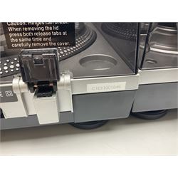 Pair of Numark TT-1510 DJ belt-drive turntables, serial nos.C1011001845 and C1011001846 (no cartridges); with paperwork