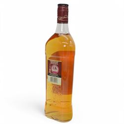 Mixed alcohol; comprising Taylor's First Reserve port 20% vol 100cl, Hine Rare & Delicate cognac 40% vol 70cl and Grants blended Scottish whisky 40% vol 1 litre 