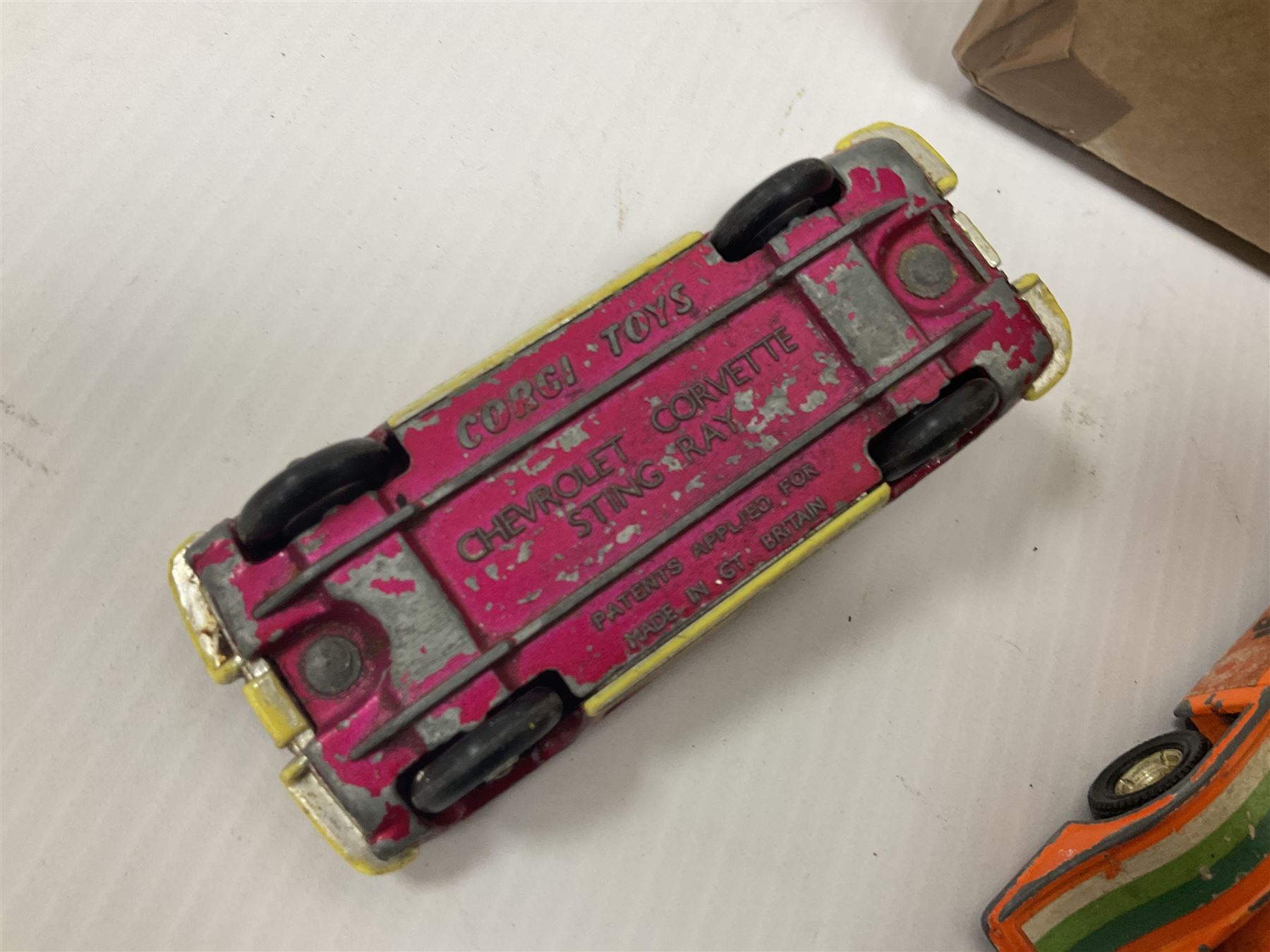 Large quantity of unboxed, playworn, incomplete and repainted die-cast models by various makers