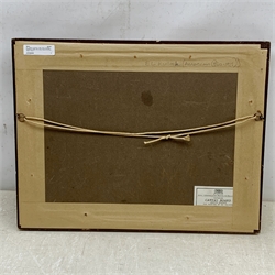 E L Kinloch (American 1860-1923): 'Caroline' - Portrait of a Baby, oil on board signed and titled 29cm x 39cm