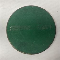 Mid-20th century French Foreign Legion heavy cast brass circular presentation plaque for the 3rd REI 2eme Compagnie Kourou, inscribed to Cpl. Martin (Indochine 1940s/50s) D11.5cm