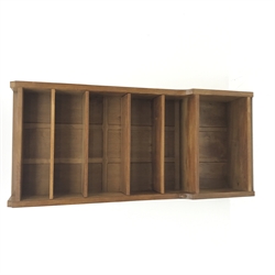'Mouseman' oak bookcase, four adjustable shelves by Robert Thompson of Kilburn, W84cm, H183cm, D32cm