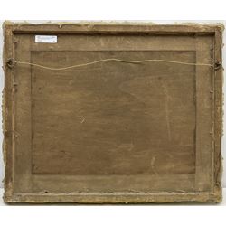 Albert George Stevens (Staithes Group 1863-1925): Gossiping at the Cottage Doorway, watercolour signed 25cm x 36cm