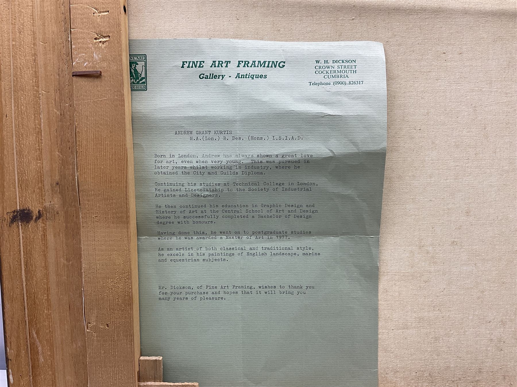 Andrew Grant Kurtis (British 1963-): Lakeside and Mountains, oil on canvas signed 49cm x 74cm; A Busch (British 20th Century): Cumbria, oil on canvas signed 49cm x 59cm (2)