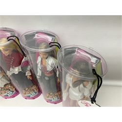 Barbie Girls Aloud - full set of five 2005 ‘Fashion Fever’ dolls; all unopened in boxes with two-piece card labels attached (5)