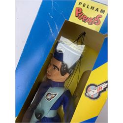 Matchbox Thunderbirds Rescue Pack, mint and boxed; and Pelham Puppet of Scott Tracy, boxed (2)