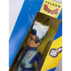 Matchbox Thunderbirds Rescue Pack, mint and boxed; and Pelham Puppet of Scott Tracy, boxed (2)