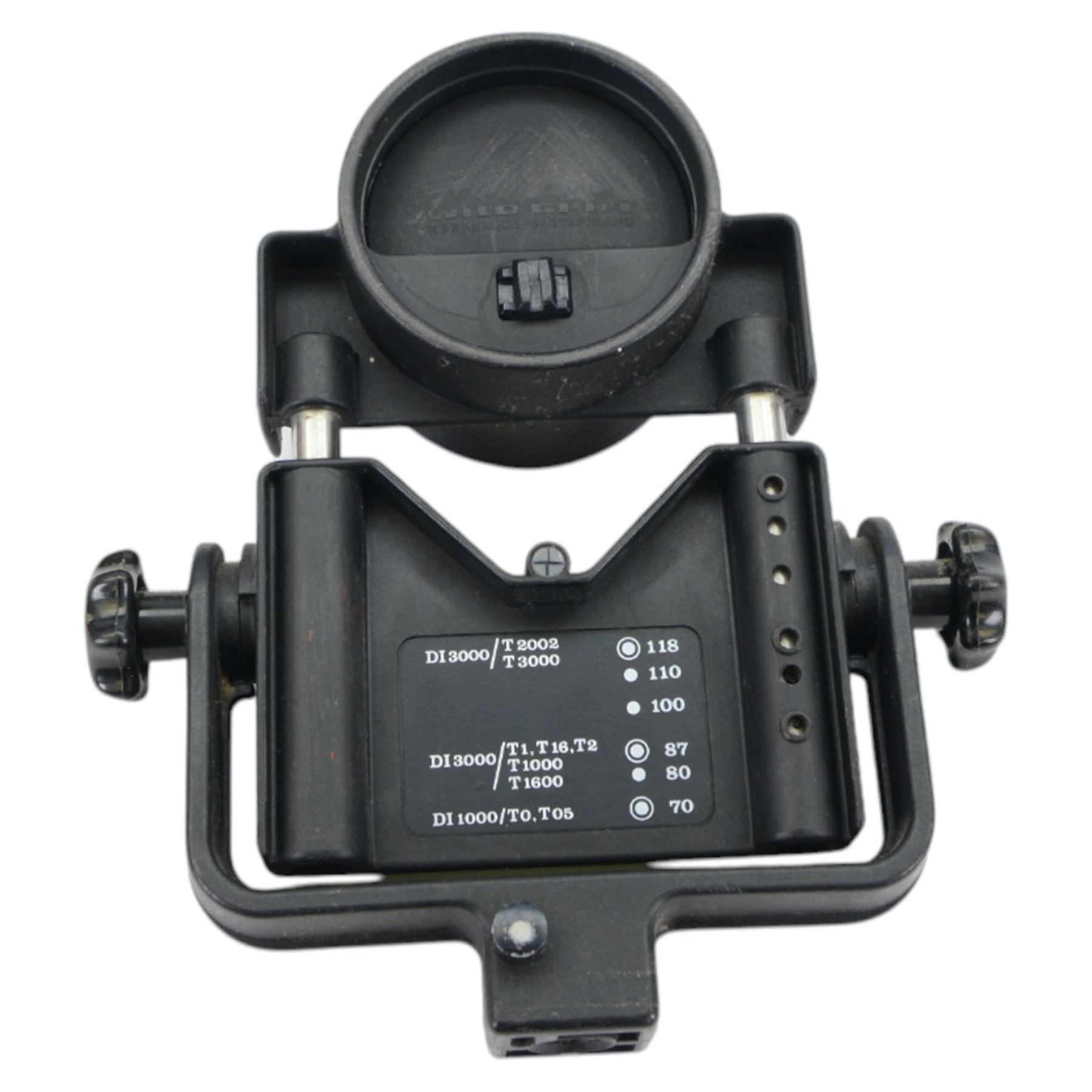 Microsurvey Tracker, Wild GPR 1 prism, Hilger & Watts Ltd theodolite no. 73361 and a Stanley theodolite no. 58470, both in fitted wooden cases