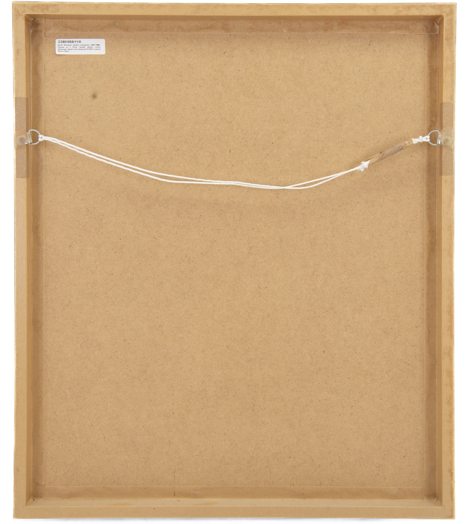 David Schneuer (Austro Hungarian 1905-1988): Figures at a Party, limited edition serigraph signed and numbered 51/250 in pencil 33cm x 28cm
Notes: Schneuer who emigrated to Israel, was well known for his paintings and serigraph prints of cafe scenes and depictions of the German and Parisian social scene in the 1920's. His expressionistic style is evident as he creates scenes filled with a party-like atmosphere, constantly exploring sex and eroticism