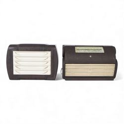 Mid 20th Century bakelite Ekco type U76 radio receiver and Raymond Electric Ltd speaker 