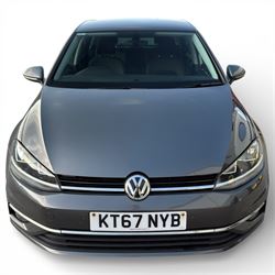 VW Golf, 2 Litre diesel, Automatic, 2018, Grey, MOT till 04/04/2026, 95.500 miles (KT67 NYB) - Car play, Parking sensors - this vehicle is subject to 10% plus VAT buyers premium (12% in total)