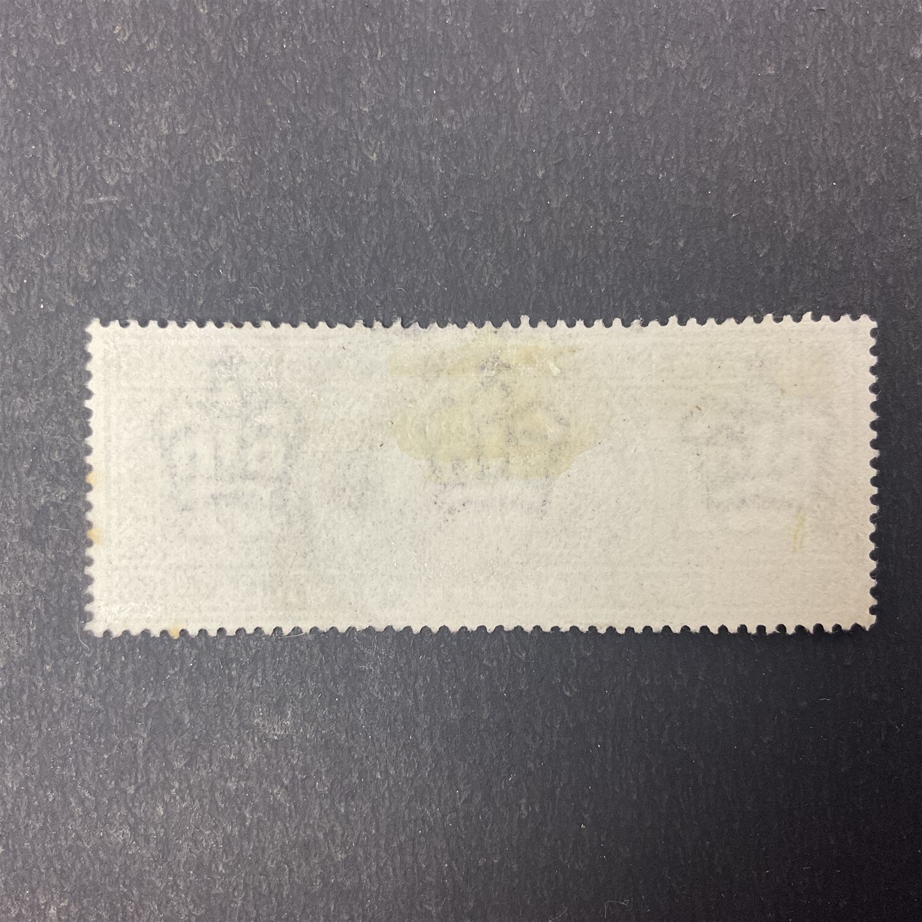 Great Britain King Edward VII one pound green stamp, used, previously mounted